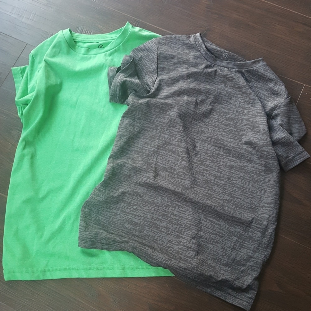 2 Boys champion shirts